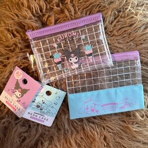 HP✨ Small Sanrio Mesh Cases x2